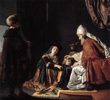 讓 維尅多 Hannah Giving Her Son Samuel To The Priest 讓 維尅多 Hannah Giving Her Son Samuel To The Priest